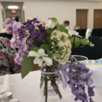 Flower arrangement table centerpiece